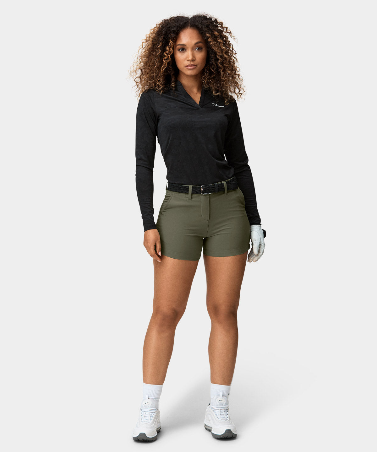 Olive Flex Shorts Macade Golf