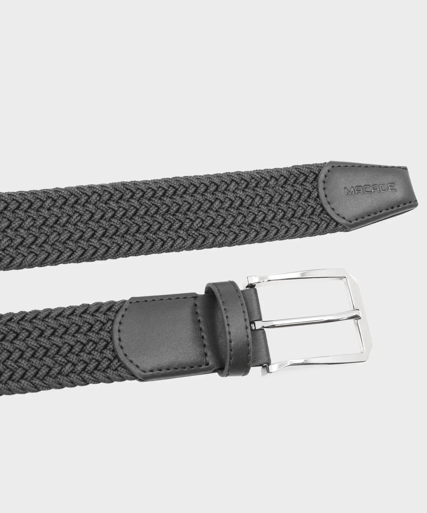Men's Elastic Grey Belt Macade Golf