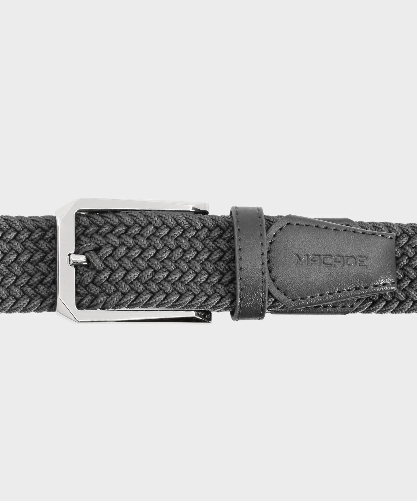 Men's Elastic Grey Belt Macade Golf