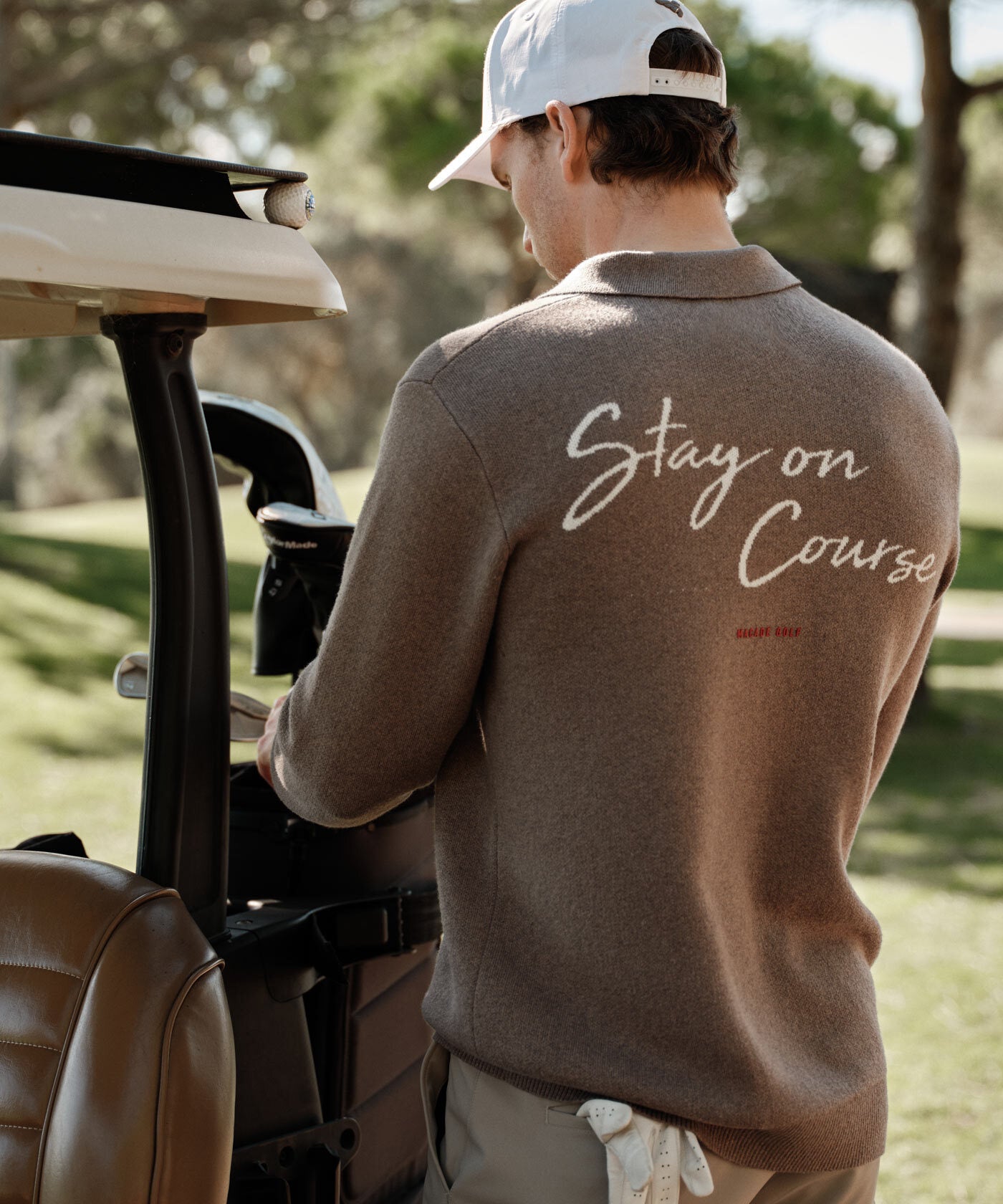 Cedar Cashmere Blend Knit Polo