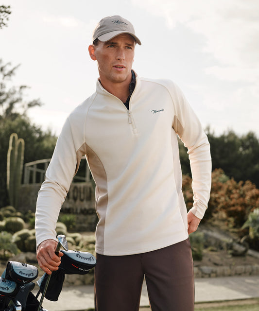 TX Course Quarter Zip - Sand