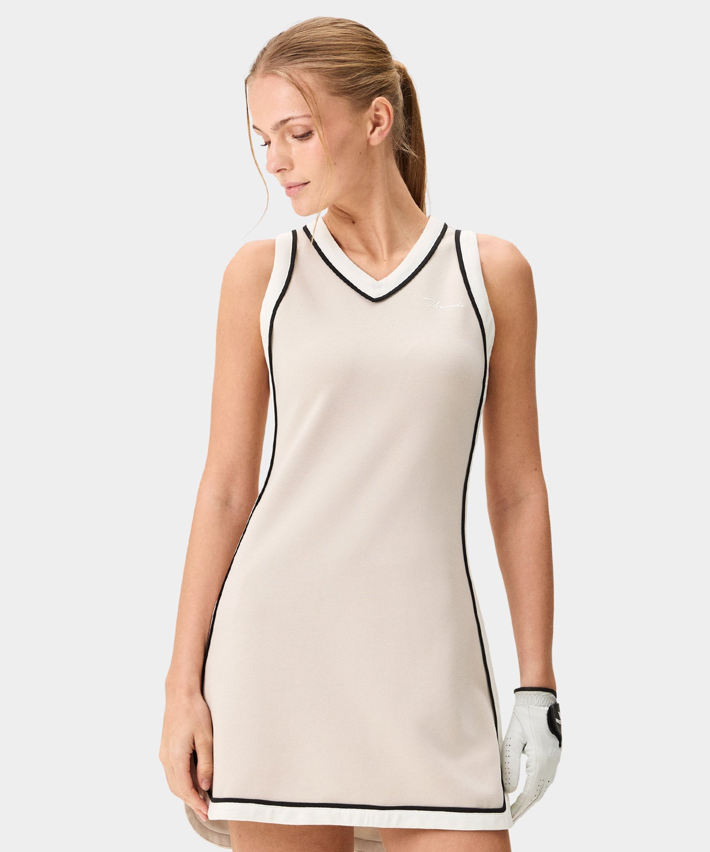 Ava Tan TX Flow Dress