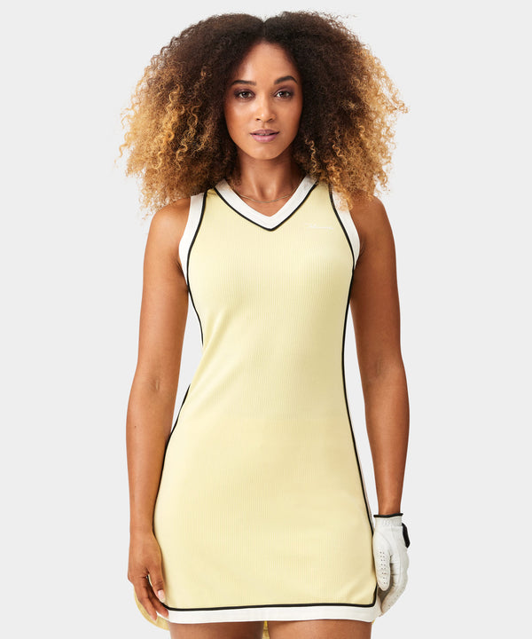 Ava Range Dress - Lemon