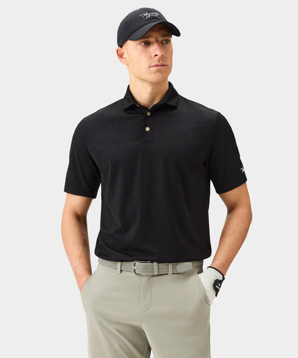 Paisley Core Polo Shirt - Black