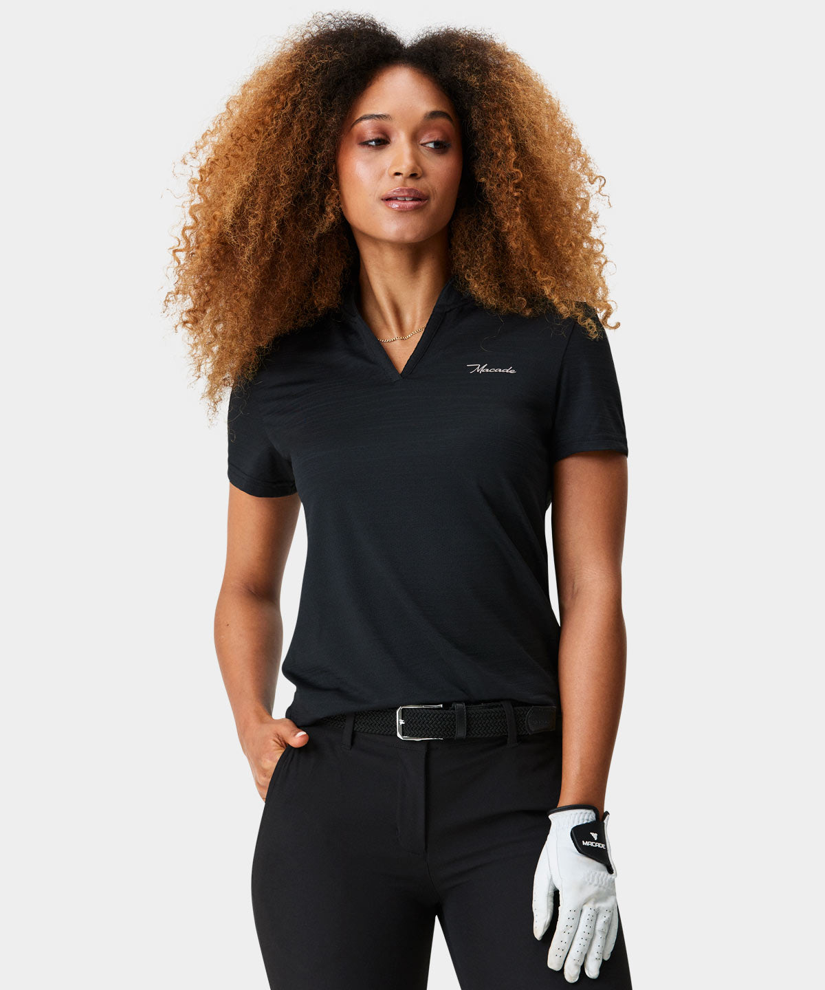 Black Jupiter Blade Shirt Macade Golf