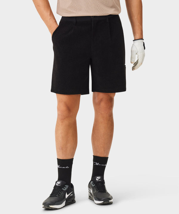 Ethan Pleated Shorts - Black