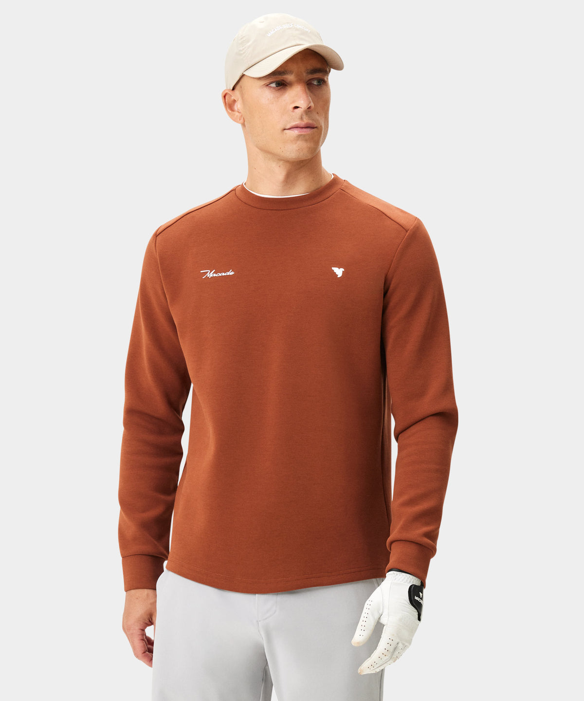 Blased Rust Blades Course Crewneck - Rust – Macade Golf