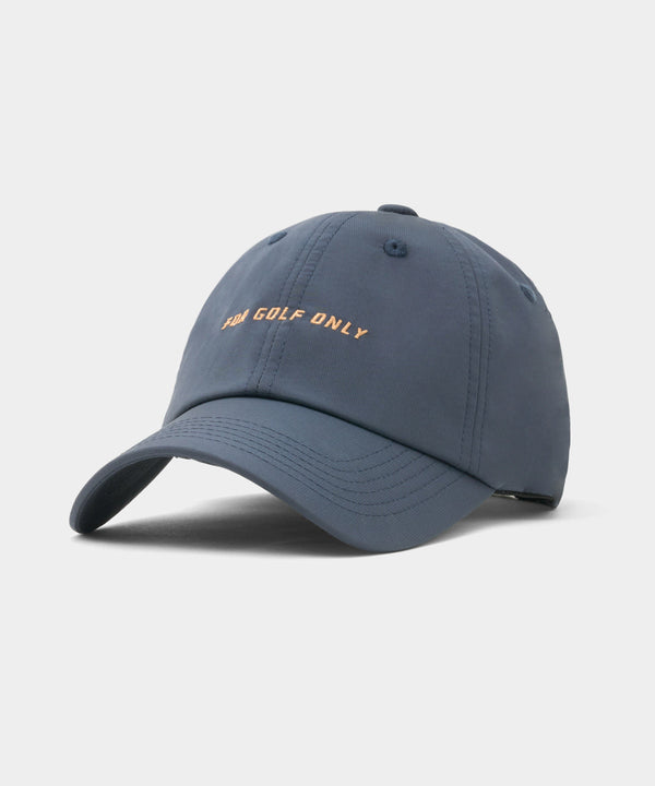 Navy Unstructured Script Cap