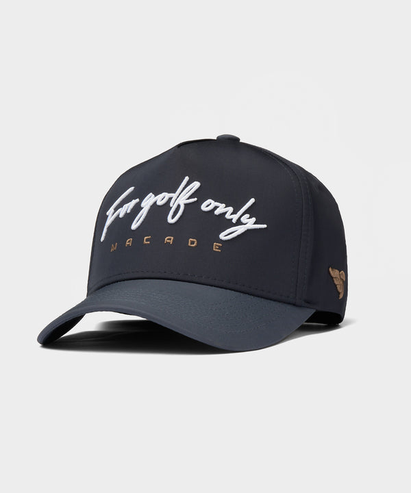 Two-Tone Script Snapback - Blue