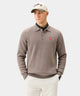 Cashmere Blend Knit Polo - Cedar