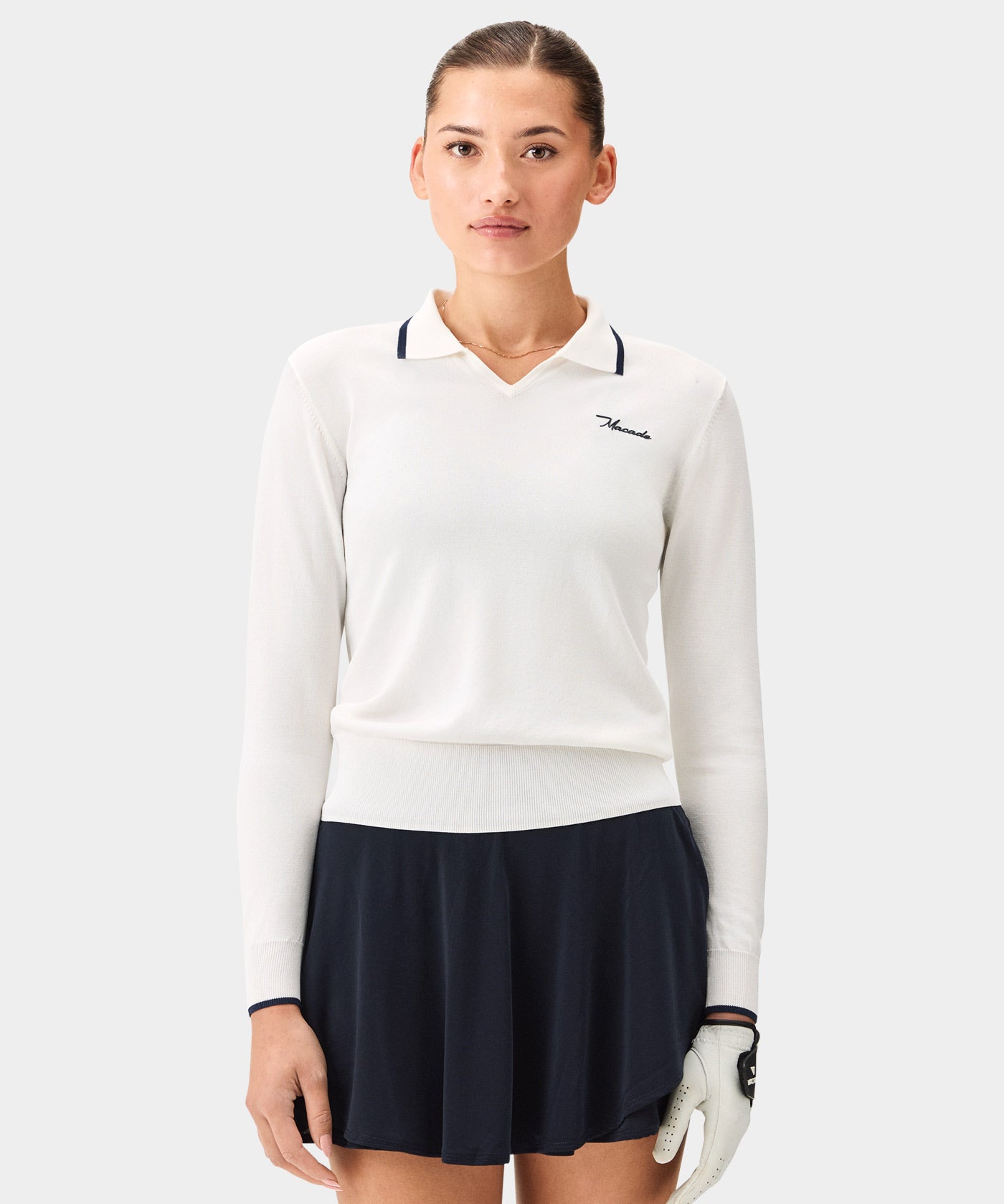 Ella Knit Top - White