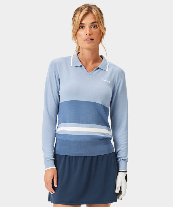 Ella Knit Top - Blue