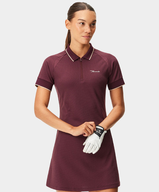 Cora Burgundy Players Dress