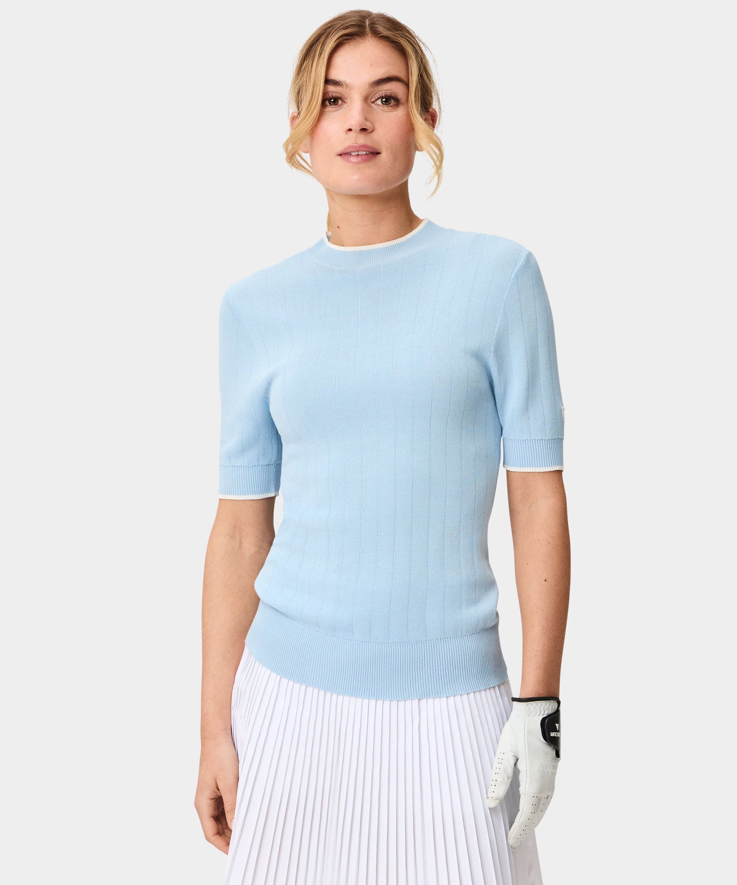 Gigi Wave Top - Light Blue