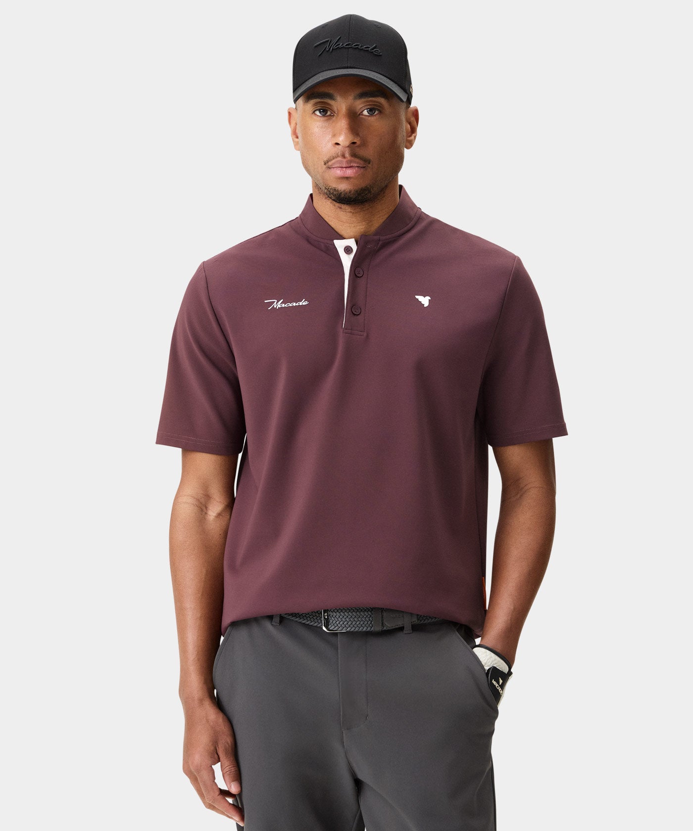 Heath Mauve Bomber Shirt