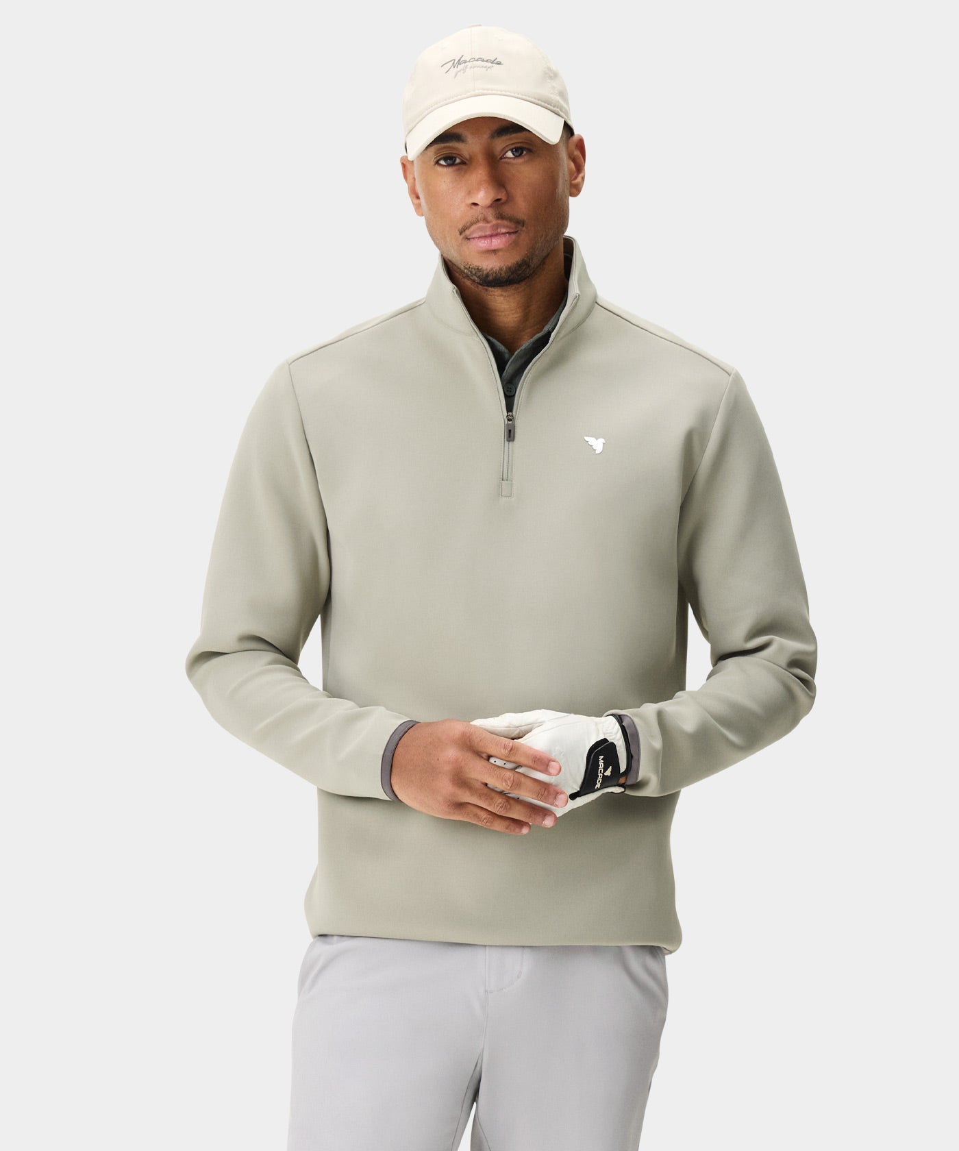 Jade Green Therma Quarter Zip