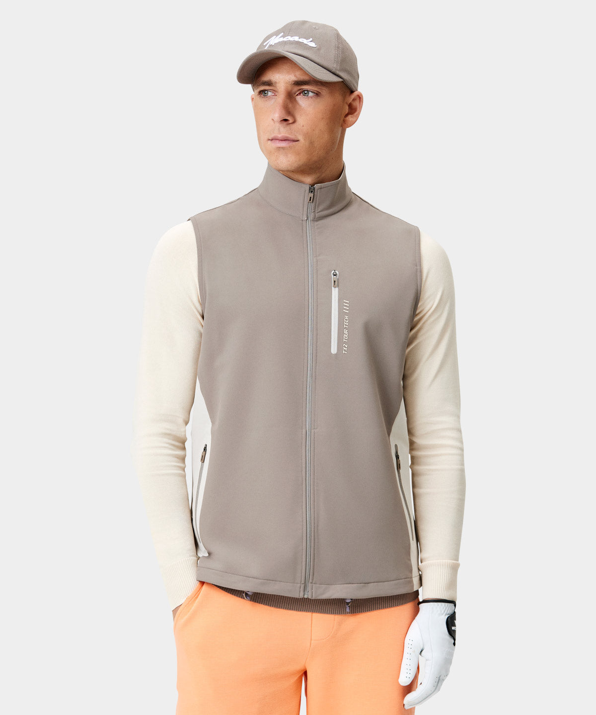 Brown Jupiter Tech Vest Macade Golf