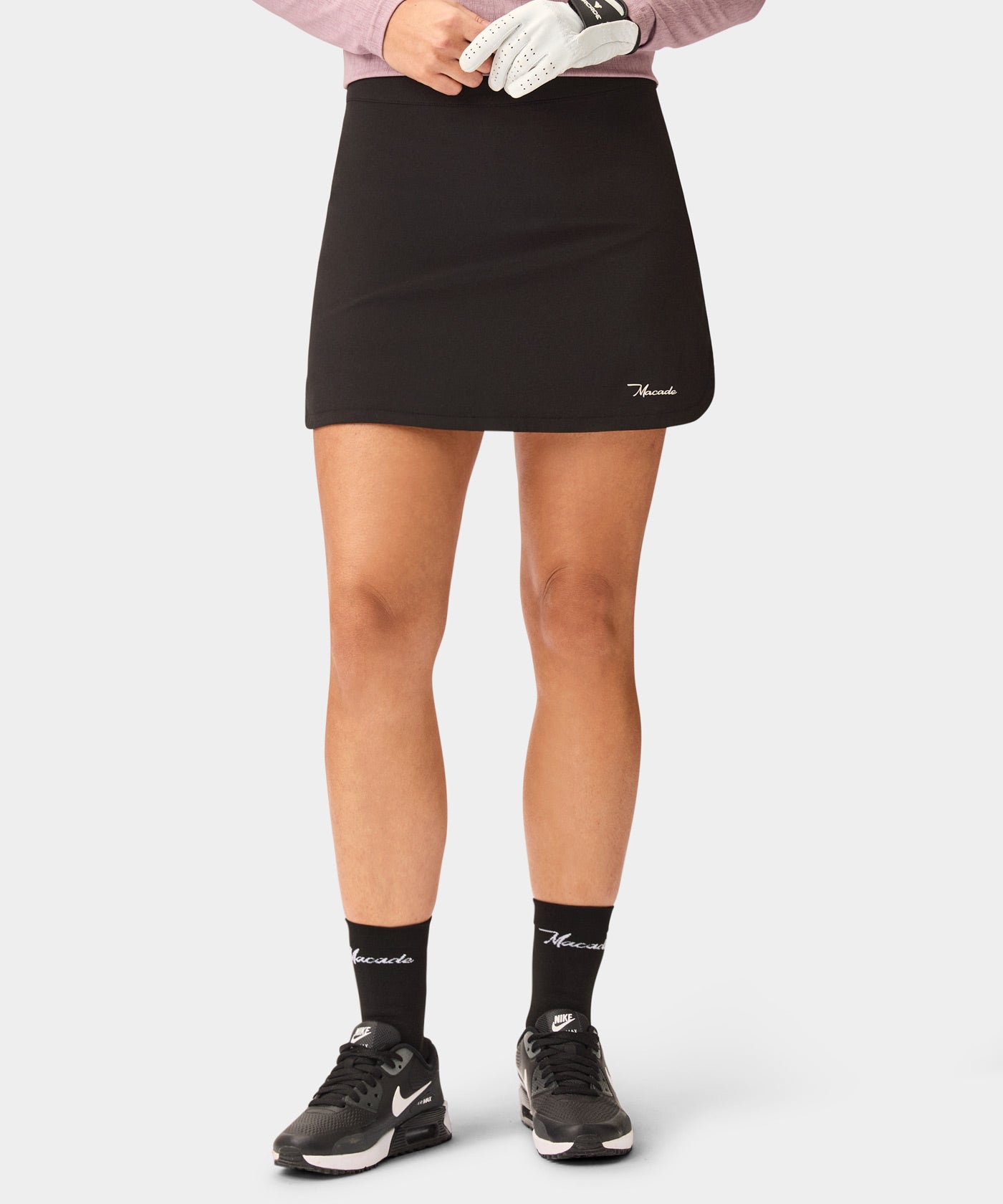 Kaya Black Flex Skort