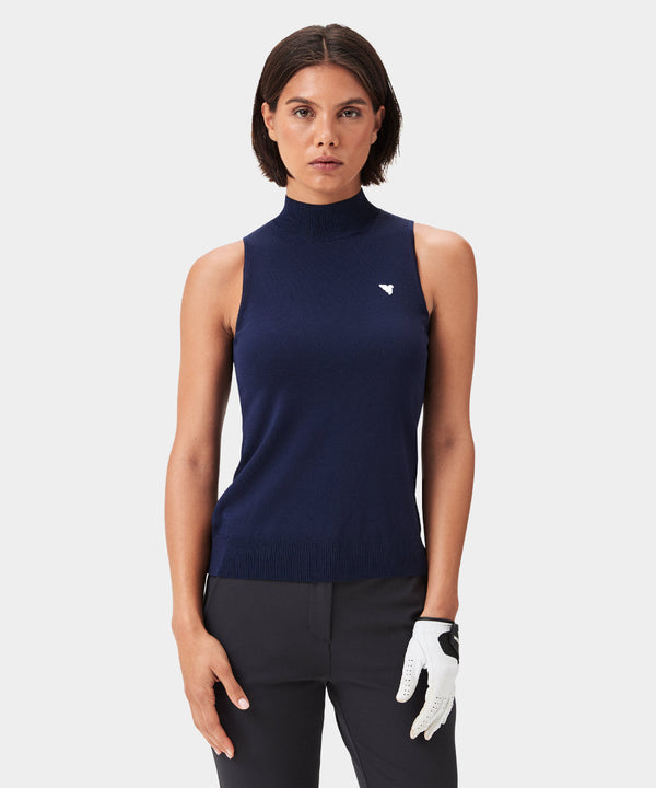 Kayla Air Sleeveless Top - Navy