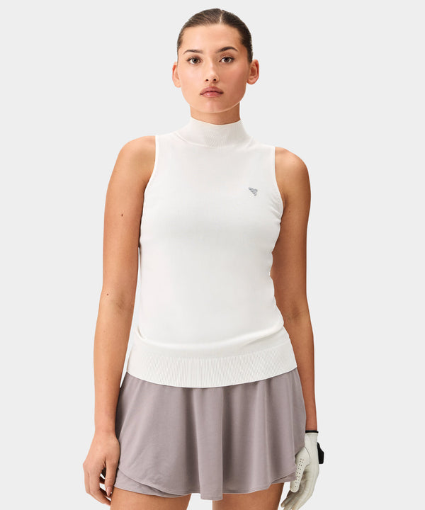 Kayla Air Sleeveless Top - White