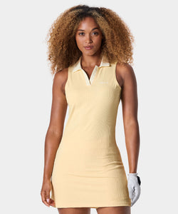 Lana Yellow Sleeveless Dress Macade Golf