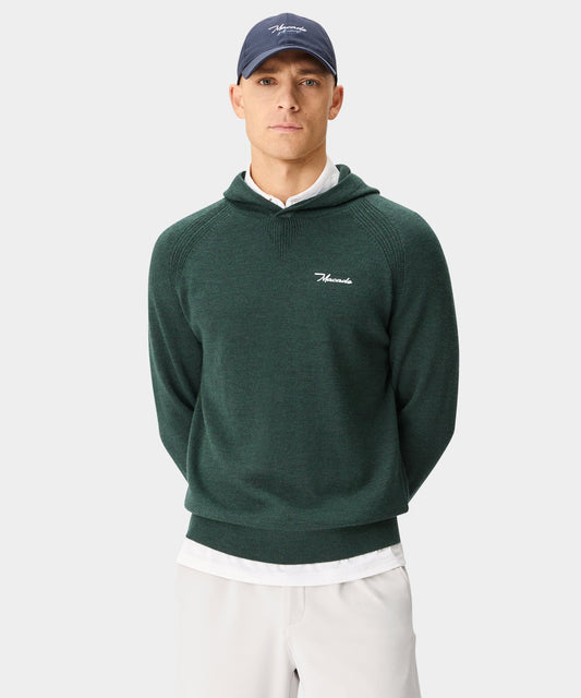 Flow Light Knit Hoodie - Pine
