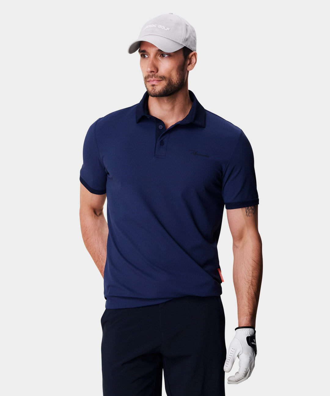 Jeston Dark Blue Polo Shirt Macade Golf