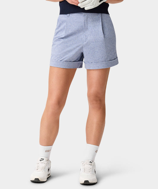 Nola Pleated Shorts - Blue
