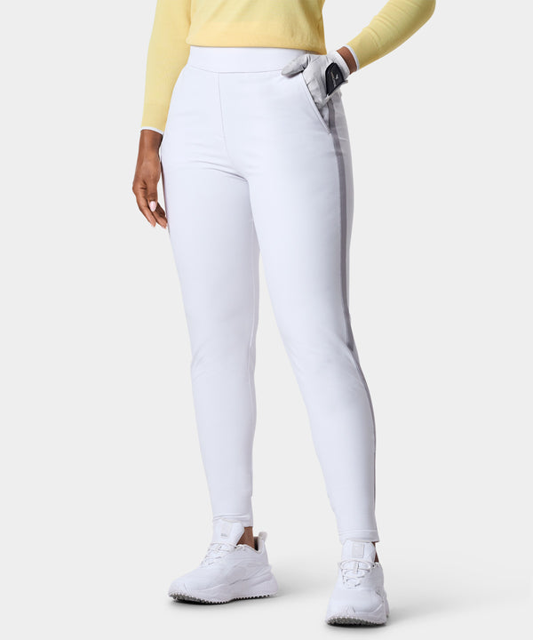 Nora Flex Trouser - White