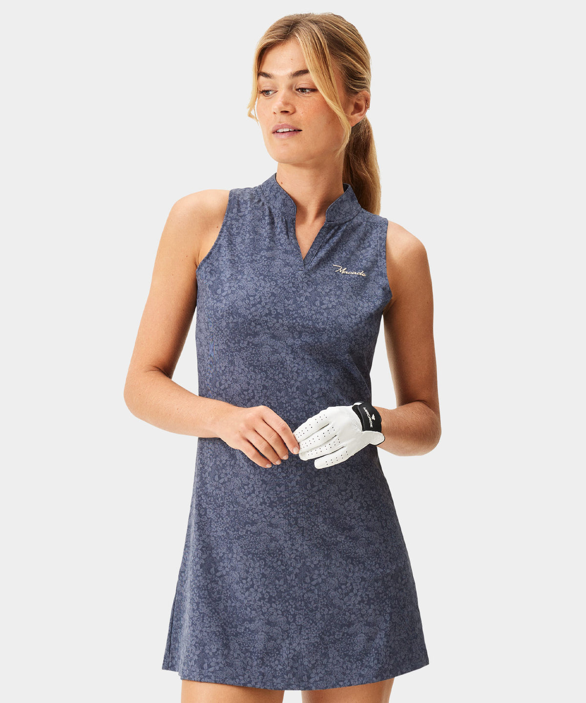 Pace Course Dress - Blue – Macade Golf