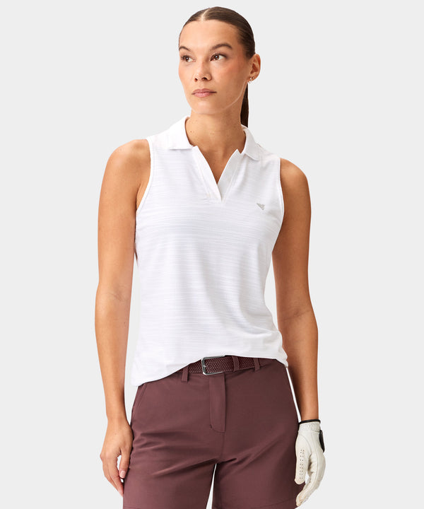 Paige Sleeveless Shirt - White