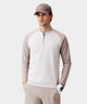 Tan Tech Bomber Zip Macade Golf