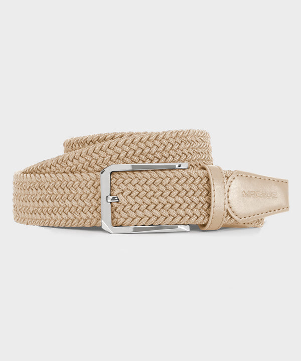 Men's Elastic Belt - Tan