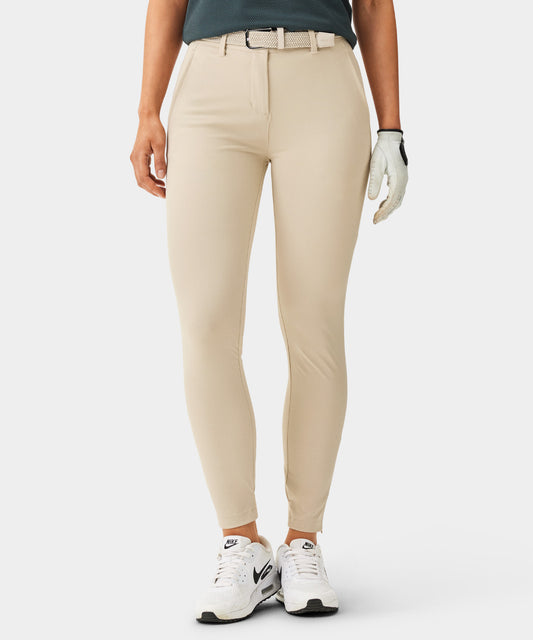 Ecru Four-Way Stretch Jogger