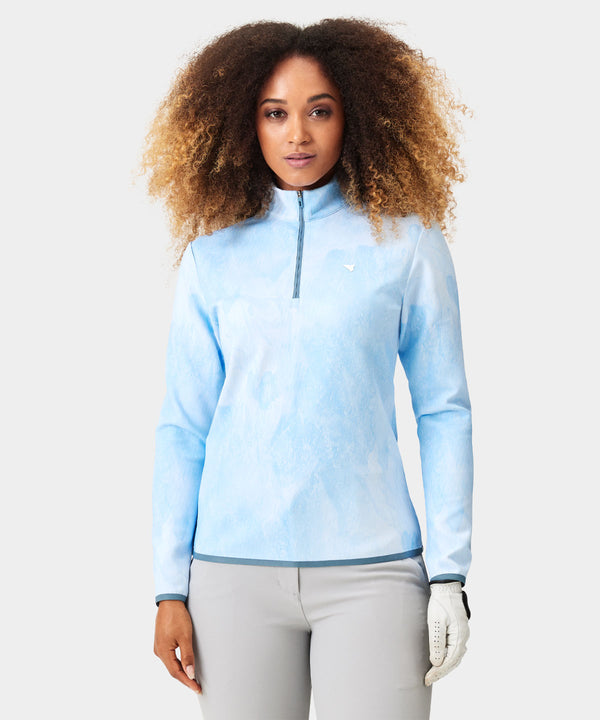 Therma Quarter Zip - Cloud Blue