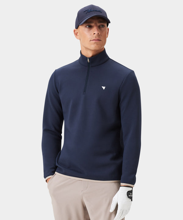 Therma Quarter Zip - Navy Blue