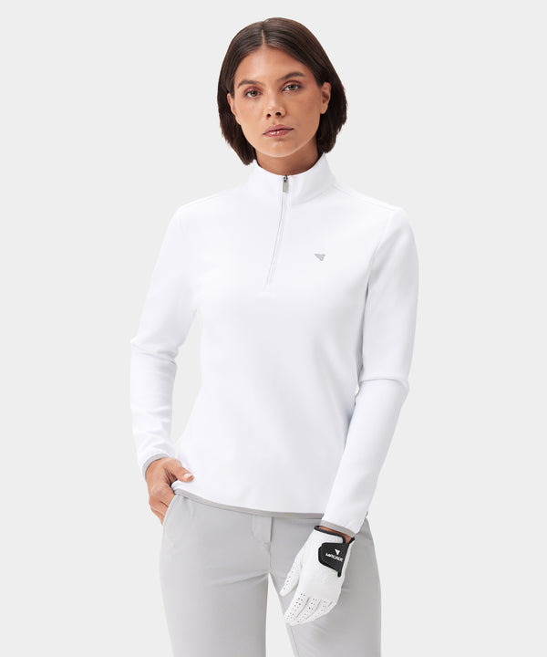 Therma Quarter Zip - White