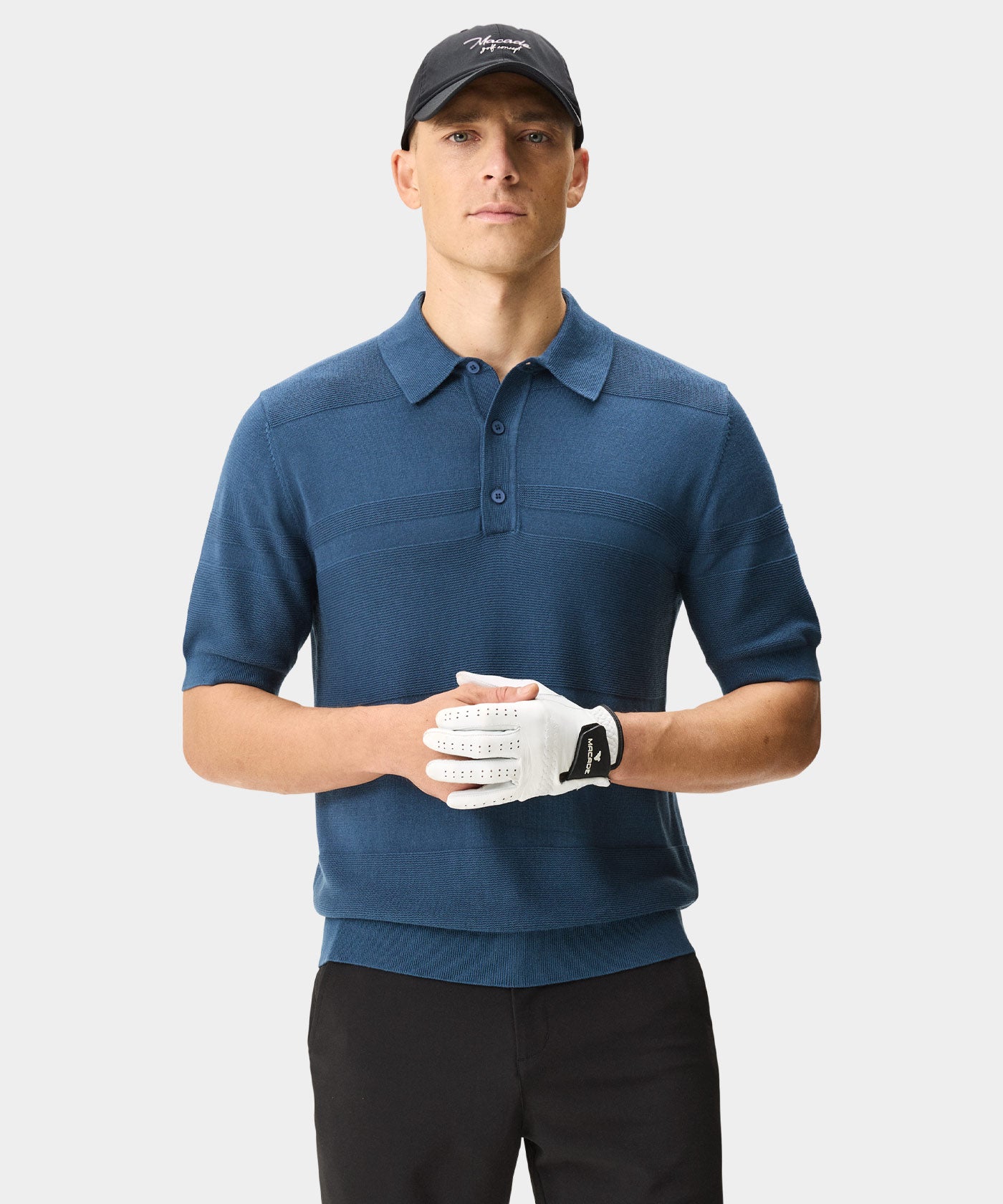 Walker Steel Blue Prime Knit Shirt