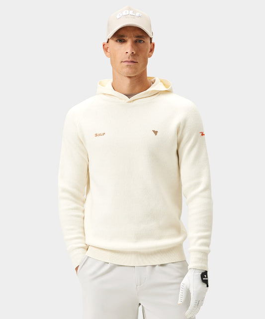 White Golf Crossover Hoodie Macade Golf