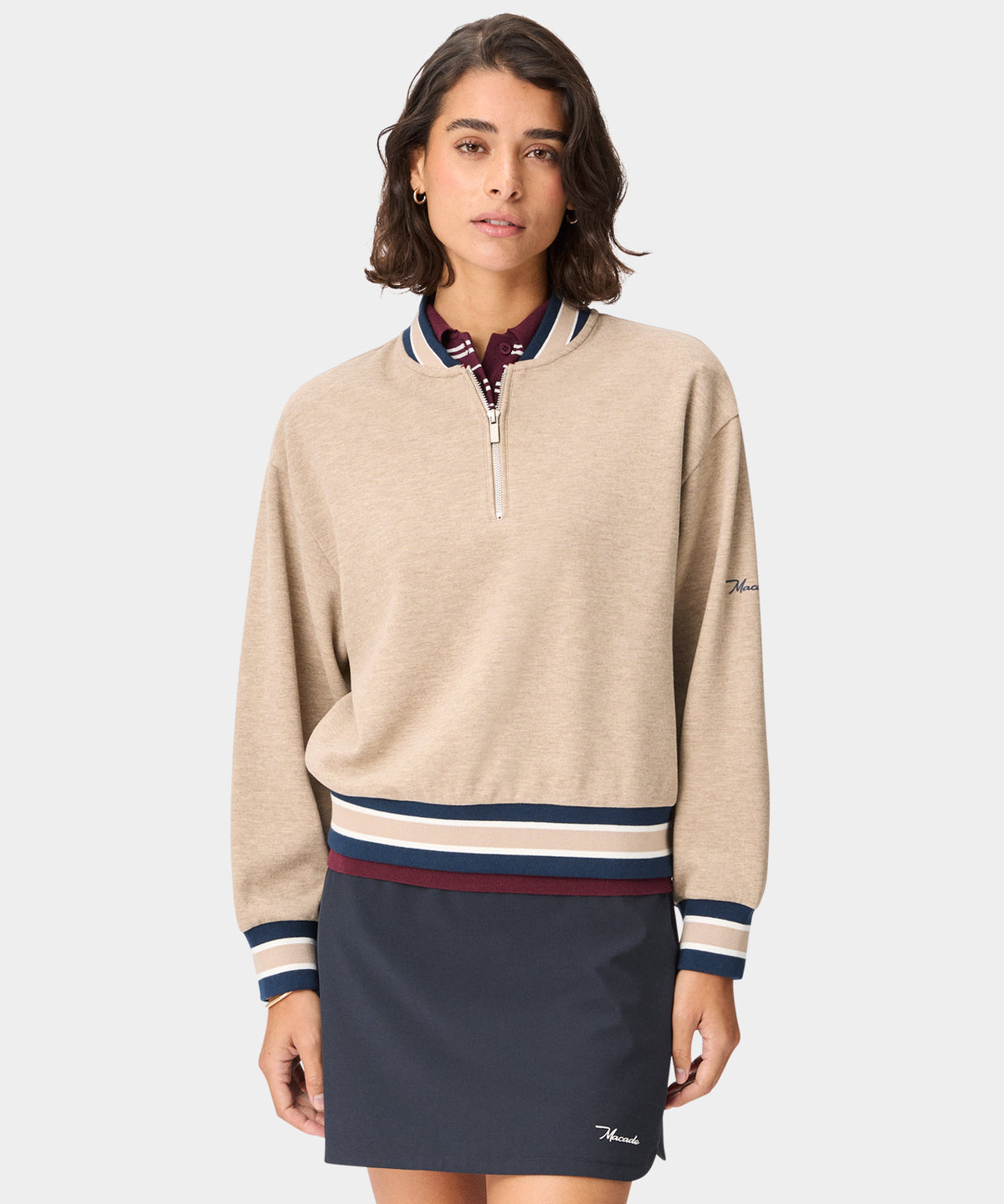 Downs Wool Bomber - Tan