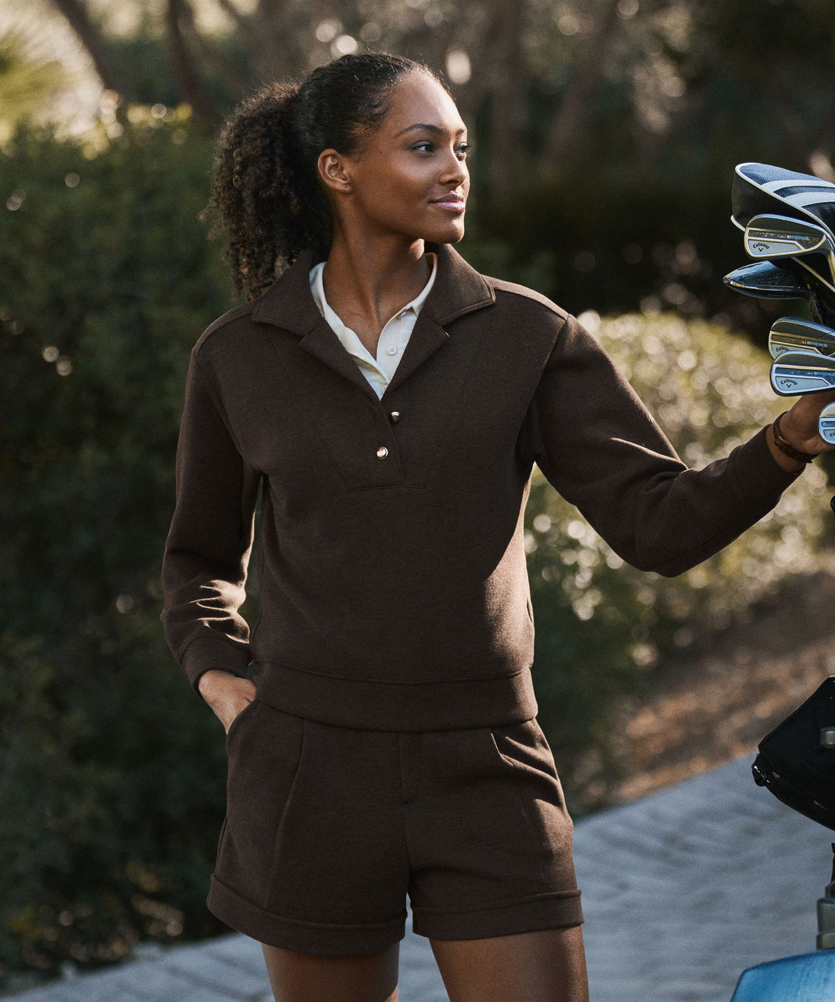 Penny Wool Sweatshirt - Brown