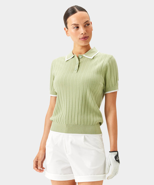 Skye Sage Course Knit Polo