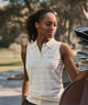 Heather Knit Sleeveless Shirt - Sand