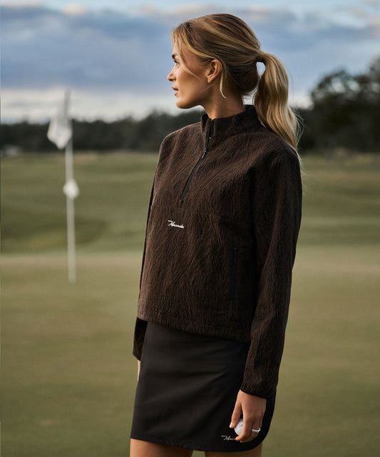 Brown Crossover Tech Anorak