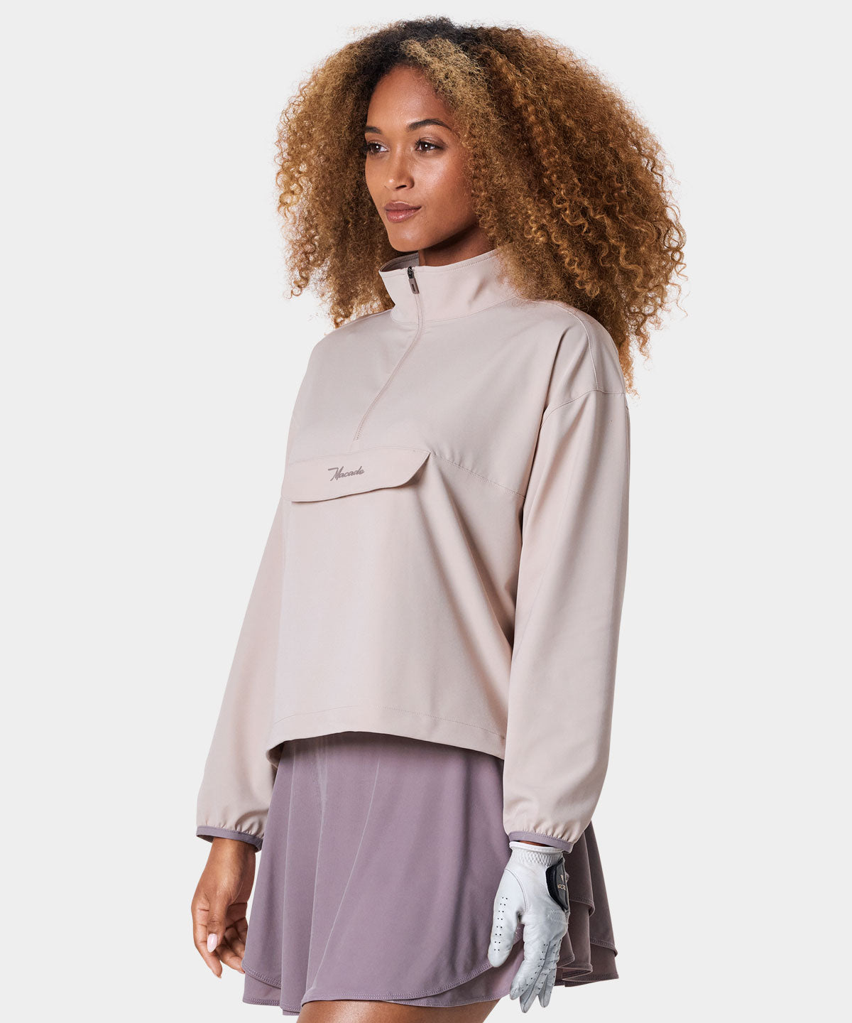 Tan Range Anorak Macade Golf