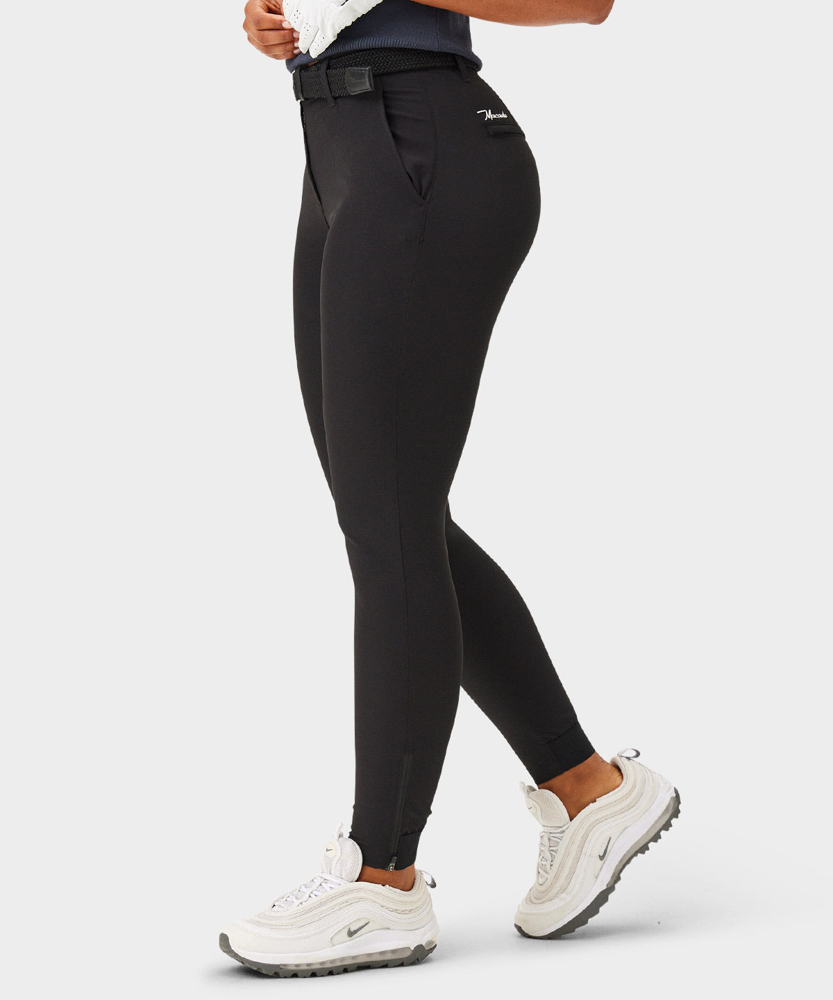 Black Four-Way Stretch Jogger Macade Golf