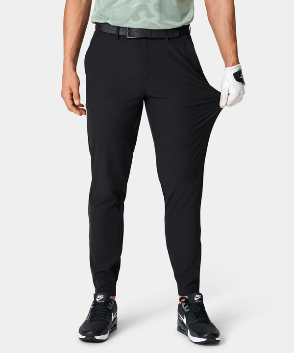 Four-Way Stretch Joggers - Black