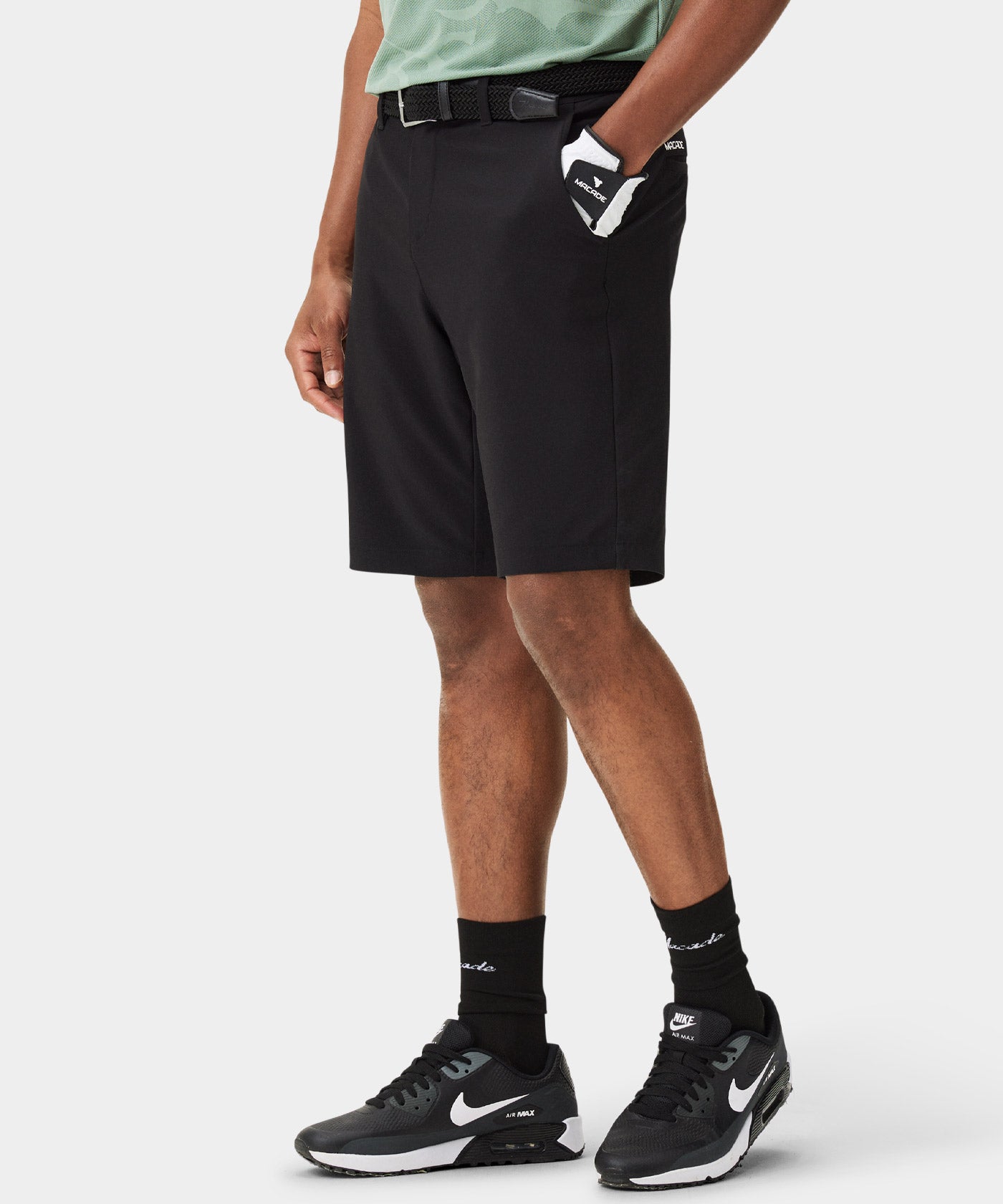 Black Four-way Stretch Shorts