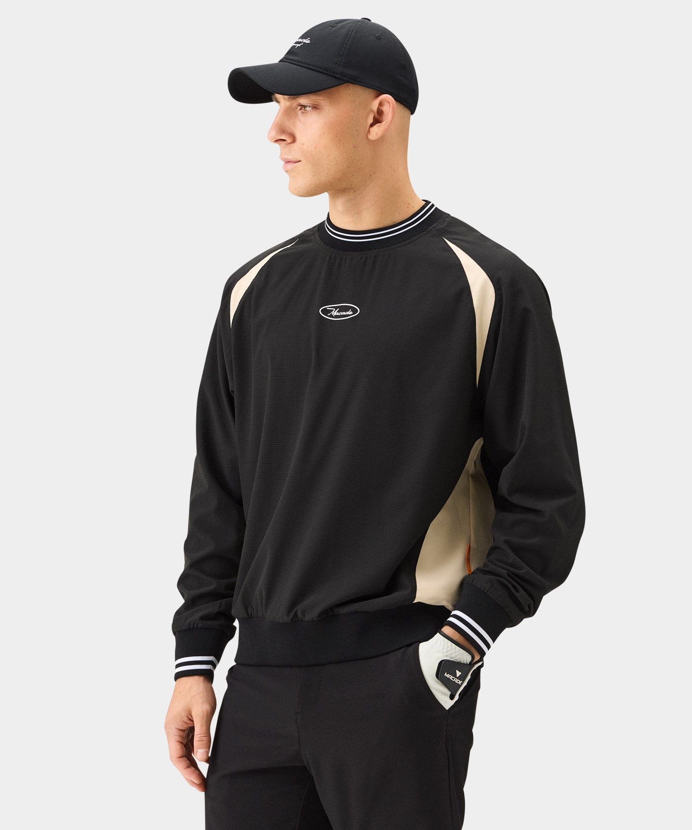 Black TX Links Windbreaker