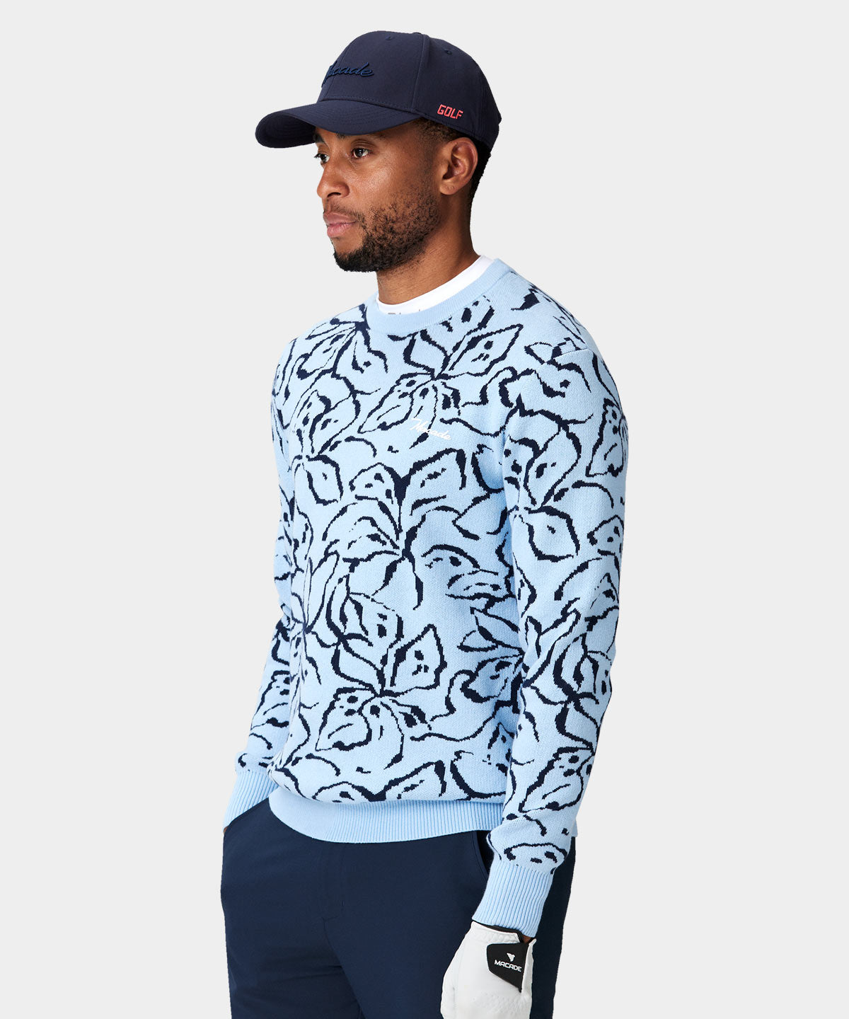 Blue Floral Tour TR Crewneck